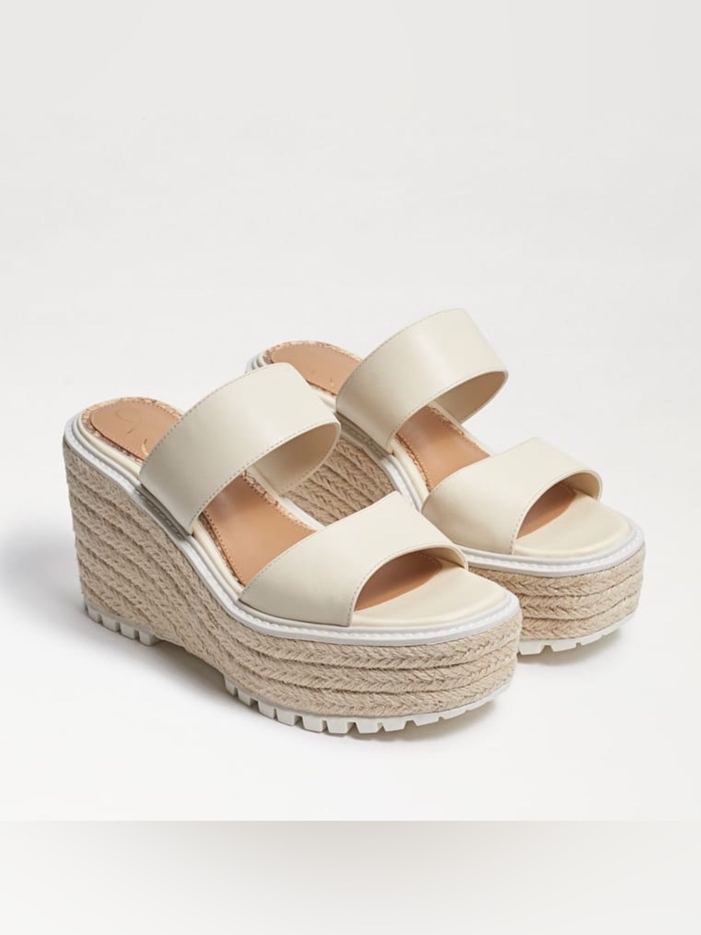 Sam Edelman Luca Wedge Double-Strap Espadrille Sandals
